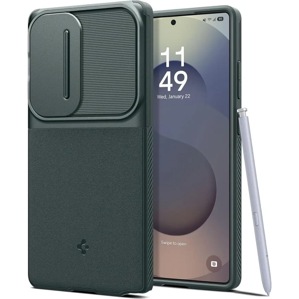 Hurtownia GSM - Spigen Optik Armor Samsung Galaxy S25 Ultra Abyss Grün - SPN16635 - {ean13} - Hurt