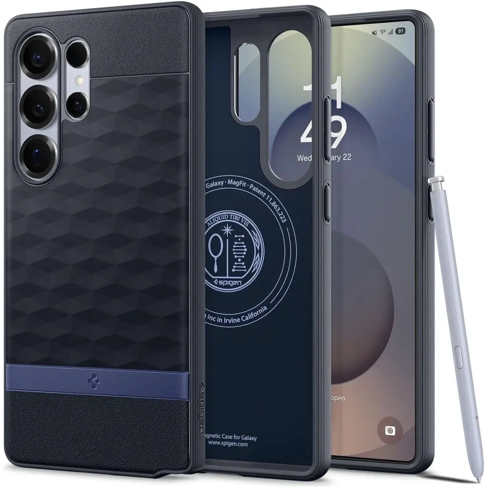 Hurtownia GSM - Spigen Parallax Mag MagSafe Samsung Galaxy S25 Ultra Violet Navy - SPN16636 - {ean13} - Hurt