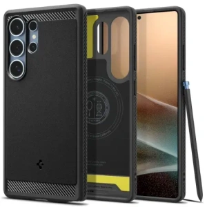 Hurtownia GSM - Etui Spigen Rugged Armor Mag MagSafe Samsung Galaxy S25 Ultra Matná černá - SPN16638 - {ean13} - Hurt