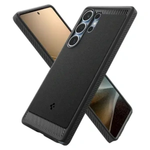 Wholesale Spigen Rugged Armor Mag MagSafe Samsung Galaxy S25 Ultra Matte Black - SPN16638 - {ean13} - Hurt