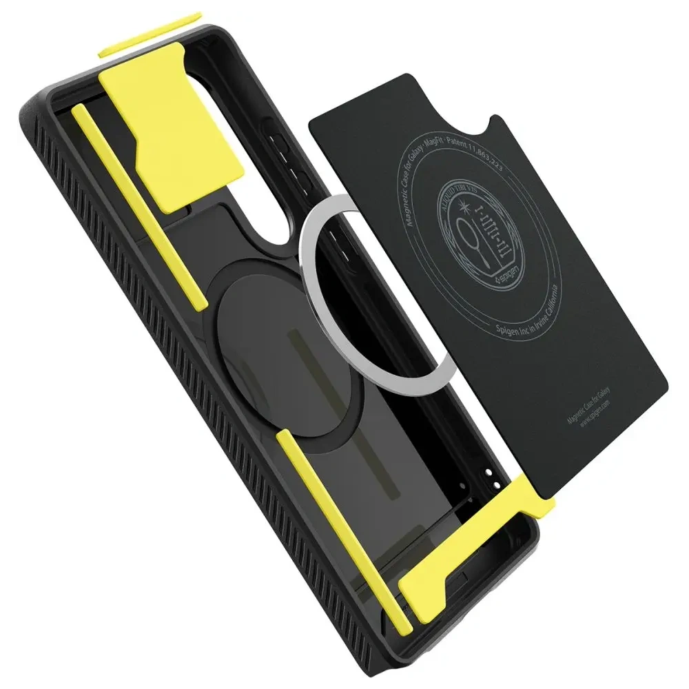 Wholesale Spigen Rugged Armor Mag MagSafe Samsung Galaxy S25 Ultra Matte Black - SPN16638 - {ean13} - Hurt
