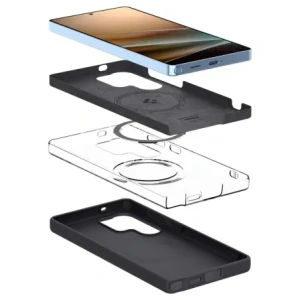 Hurtownia GSM - Etui Spigen Silicone Fit Mag MagSafe Samsung Galaxy S25 Ultra Black - SPN16639 - {ean13} - Hurt