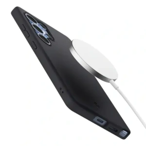 Wholesale Spigen Silicone Fit Mag MagSafe Samsung Galaxy S25 Ultra Black - SPN16639 - {ean13} - Hurt