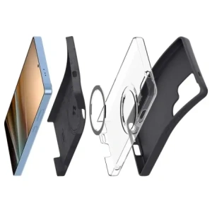 Wholesale Spigen Silicone Fit Mag MagSafe Samsung Galaxy S25 Ultra Black - SPN16639 - {ean13} - Hurt