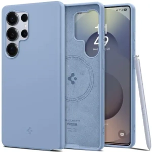Wholesale Spigen Silicone Fit Mag MagSafe Samsung Galaxy S25 Ultra Sapphire Blue - SPN16640 - {ean13} - Hurt