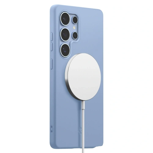 Etui Spigen Silicone Fit Mag MagSafe Samsung Galaxy S25 Ultra Sapphire Blue
