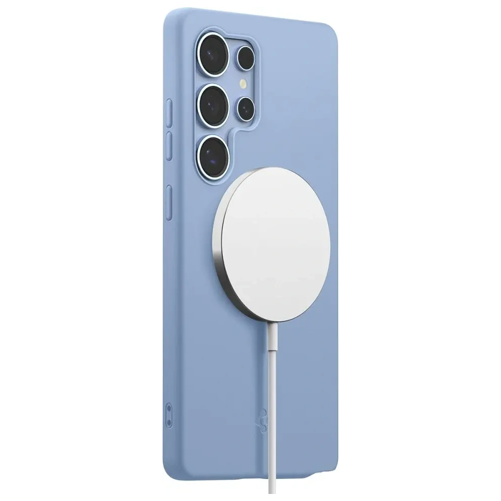 Hurtownia GSM - Spigen Silicone Fit Mag MagSafe Samsung Galaxy S25 Ultra Albastru Safir - SPN16640 - {ean13} - Hurt