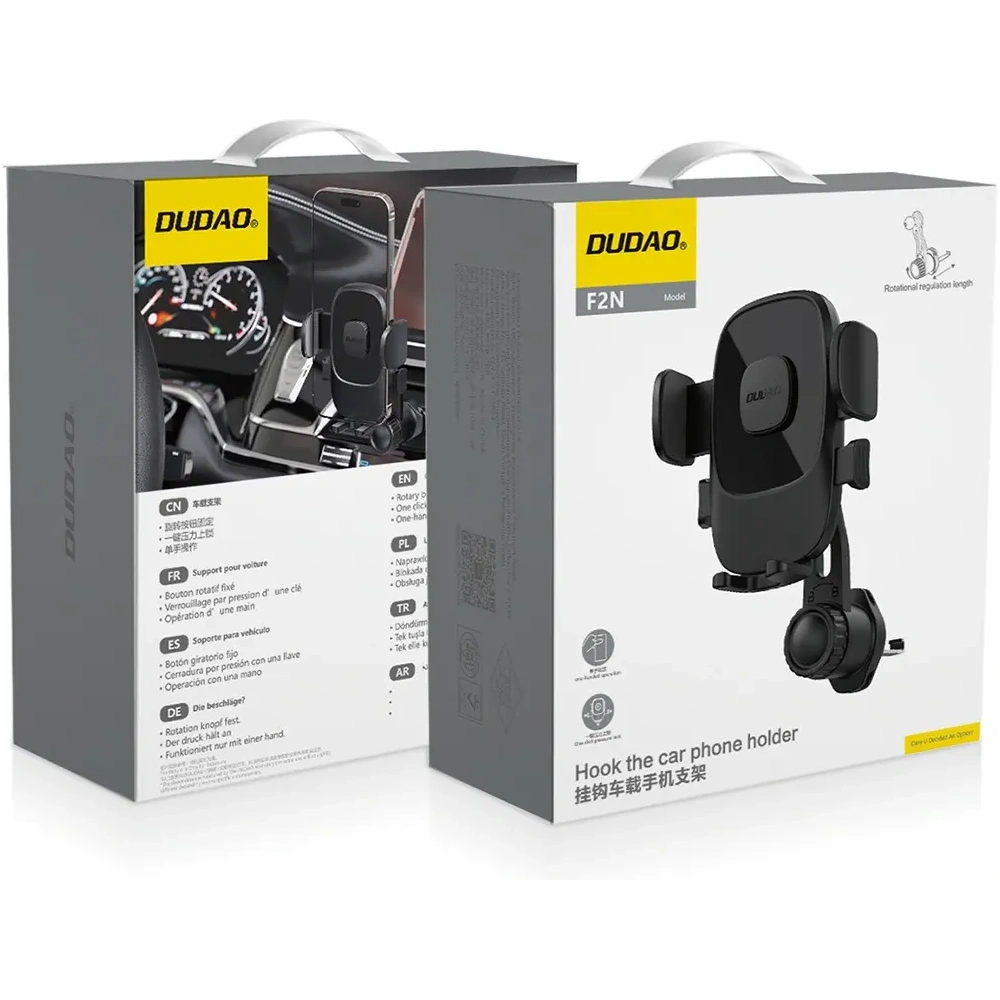 Wholesale Dudao F2N grille car mount clamp black - DDA354 - {ean13} - Hurt