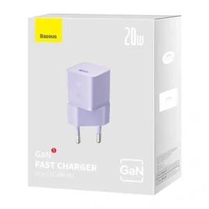 Hurtownia GSM - Baseus GaN5 20W USB-C Mini-Wandladegerät (lila) - BSU8923 - {ean13} - Hurt