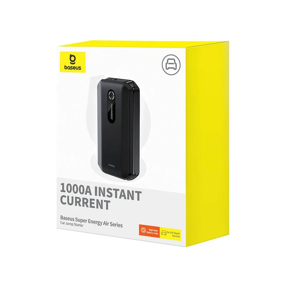 Hurtownia GSM - Jump Starter Baseus Super Energy 10000mAh 1000A černý - BSU8925 - {ean13} - Hurt