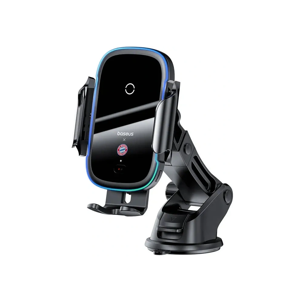Hurtownia GSM - Baseus suport auto pentru cockpit / parbriz / grilă cu încărcător de 15W Bayern Munich Edition (negru) - BSU8926 - {ean13} - Hurt