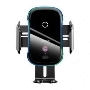 Wholesale Baseus car mount for cockpit / windshield / grille with 15W charger Bayern Munich Edition (black) - BSU8926 - {ean13} - Hurt
