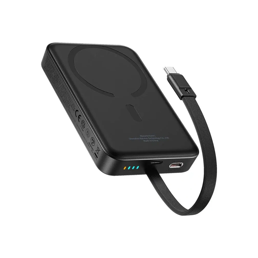 Hurtownia GSM - Powerbank s bezdrátovým nabíjením Baseus Mini 10000mAh 30W MagSafe Edice Bayern Mnichov (černý) - BSU8929 - {ean13} - Hurt
