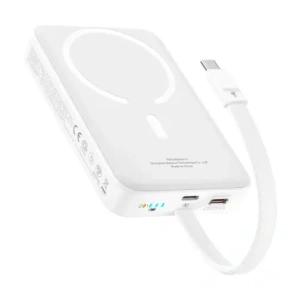 Hurtownia GSM - Powerbank s bezdrátovým nabíjením Baseus Mini 10000mAh 30W MagSafe Edice Bayern Mnichov (bílý) - BSU8930 - {ean13} - Hurt