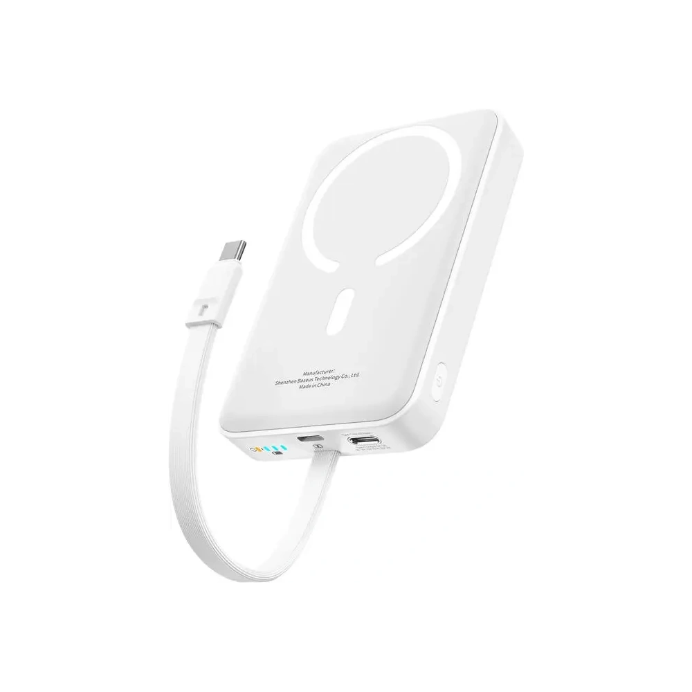 Hurtownia GSM - Baseus Mini 10000mAh 30W MagSafe Edition Bayern München powerbank cu încărcare wireless (alb) - BSU8930 - {ean13} - Hurt