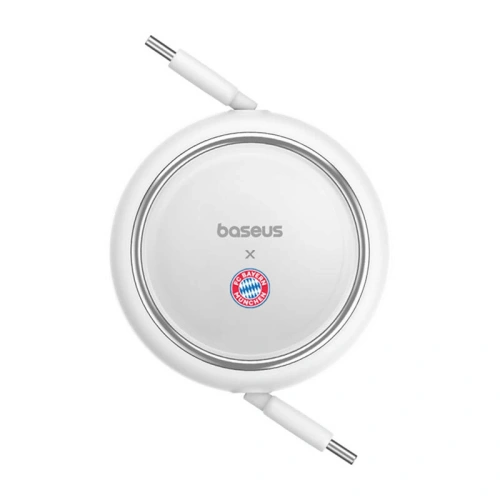 Kabel do ładowania Baseus USB-C / USB-C 100W Edycja Bayern Monachium (biały)