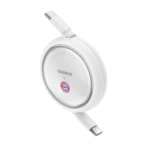 Kabel do ładowania Baseus USB-C / USB-C 100W Edycja Bayern Monachium (biały)
