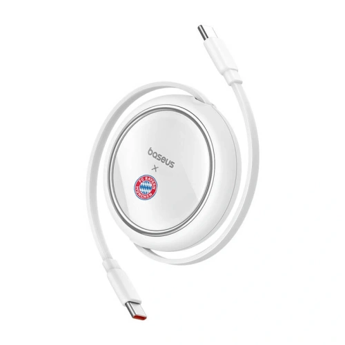 Kabel do ładowania Baseus USB-C / USB-C 100W Edycja Bayern Monachium (biały)