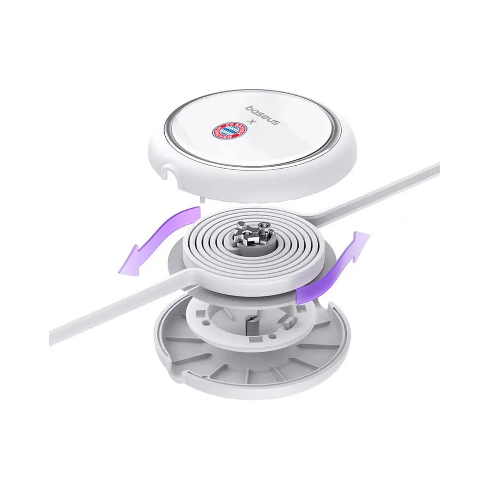 Hurtownia GSM - Kabel do ładowania Baseus USB-C / USB-C 100W Edycja Bayern Monachium (biały) - BSU8931 - {ean13} - Hurt