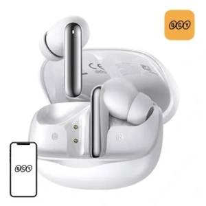 Hurtownia GSM - Bezdrátová sluchátka do uší TWS QCY MeloBuds HT12 Bluetooth 5.4 HFP/A2DP/AVRCP IPX4 (bílé) - QCY103 - {ean13} - Hurt