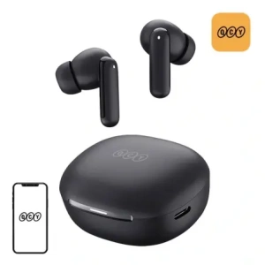 Hurtownia GSM - Bezdrátová sluchátka do uší TWS QCY MeloBuds HT16 Bluetooth 5.4 SBC/AAC IPX4 (černé) - QCY104 - {ean13} - Hurt