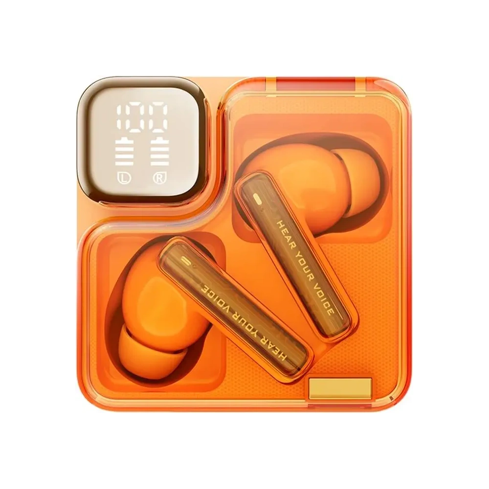 Hurtownia GSM - QCY MeloBuds Neo T31 TWS Bluetooth 5.3 HFP/A2DP/AVRCP IPX5 kabellose In-Ear Kopfhörer (orange) - QCY105 - {ean13} - Hurt