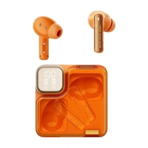 Hurtownia GSM - Bezdrátová sluchátka do uší TWS QCY MeloBuds Neo T31 Bluetooth 5.3 HFP/A2DP/AVRCP IPX5 (oranžové) - QCY105 - {ean13} - Hurt
