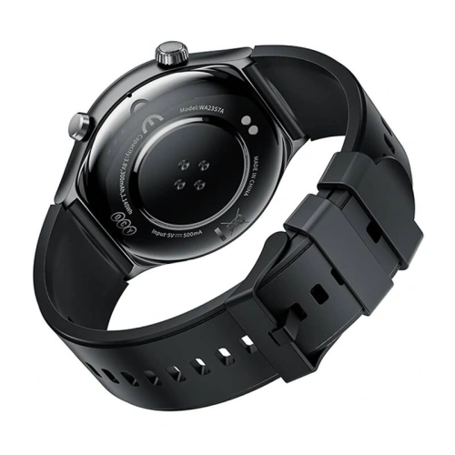 Smartwatch QCY GT3 S7 AMOLED 1.43" 3ATM (czarny)