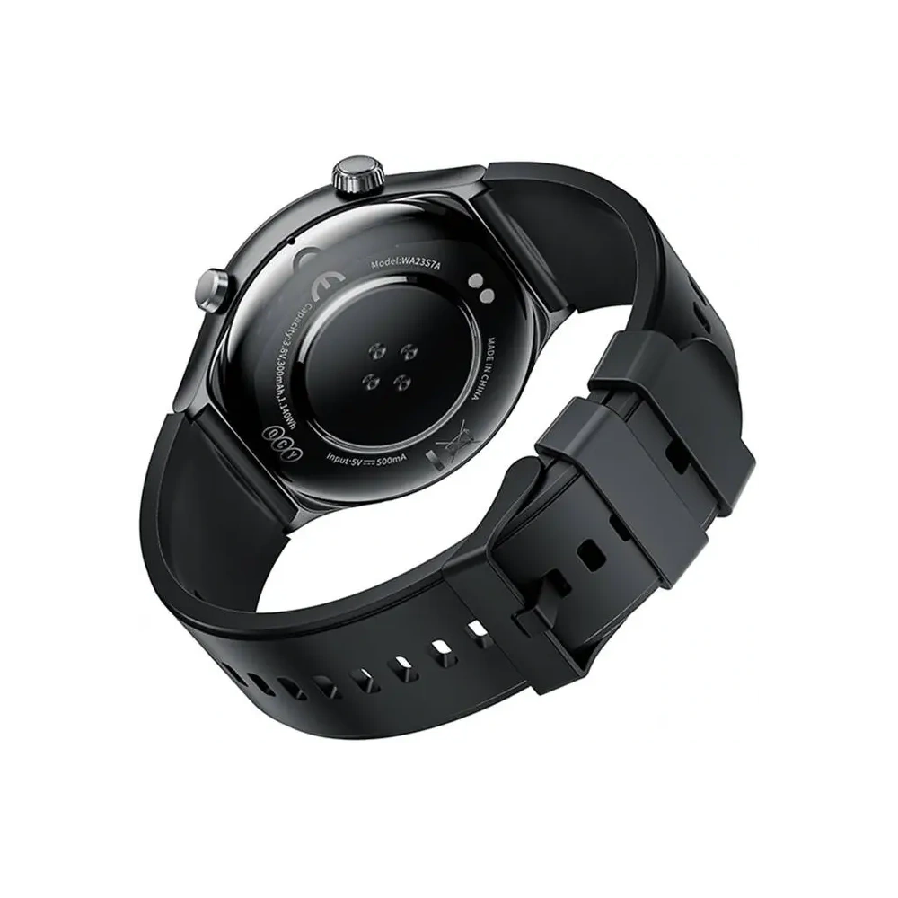 Hurtownia GSM - QCY GT3 S7 AMOLED 1.43" 3ATM okosóra (fekete) - QCY108 - {ean13} - Hurt