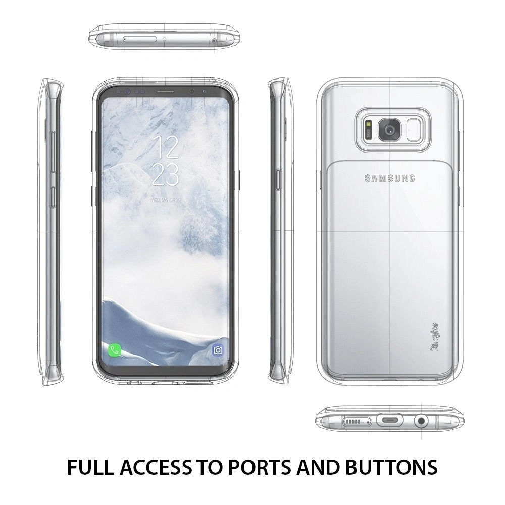 Hurtownia GSM - Etui Ringke Acces Wallet Samsung Galaxy S8 Plus Lesklá Bílá - RGK440GLS - {ean13} - Hurt