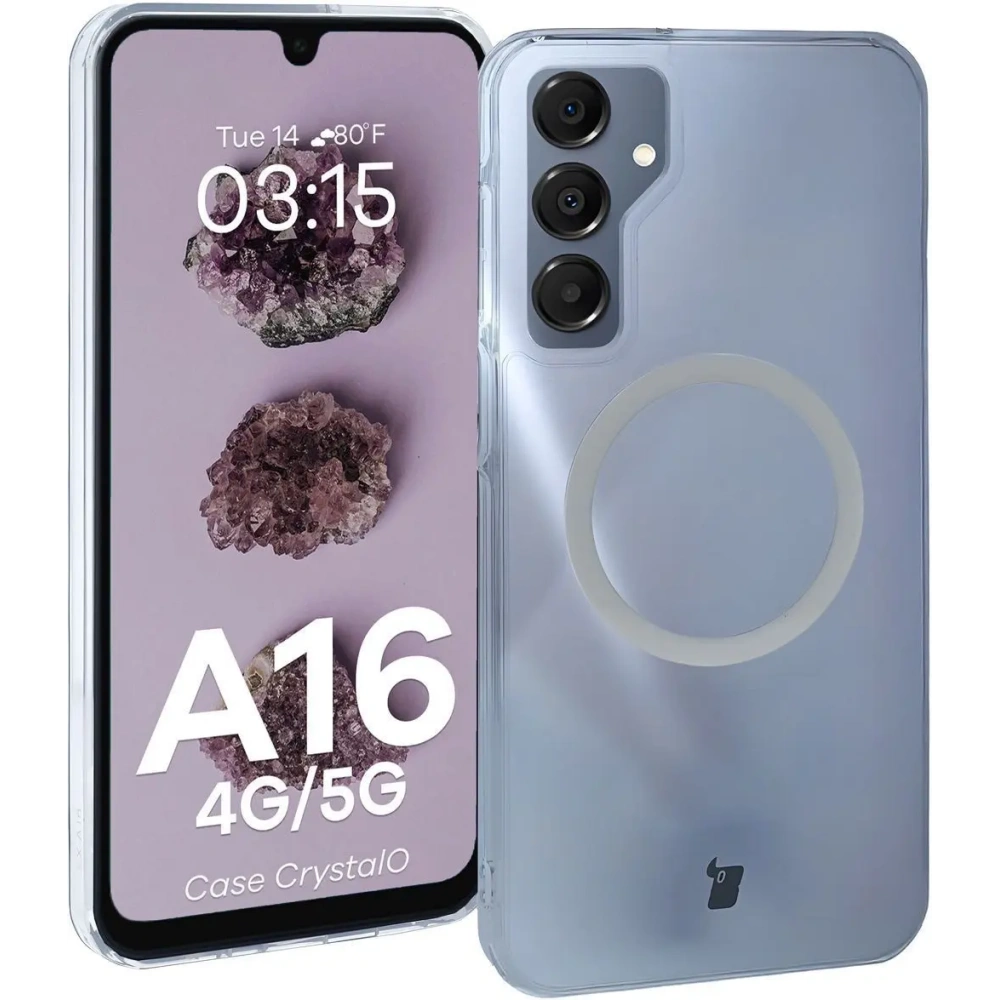 Hurtownia GSM - Bizon Case CrystalO Magnetic Samsung Galaxy A16 4G/5G transparent - BIZ8283 - {ean13} - Hurt