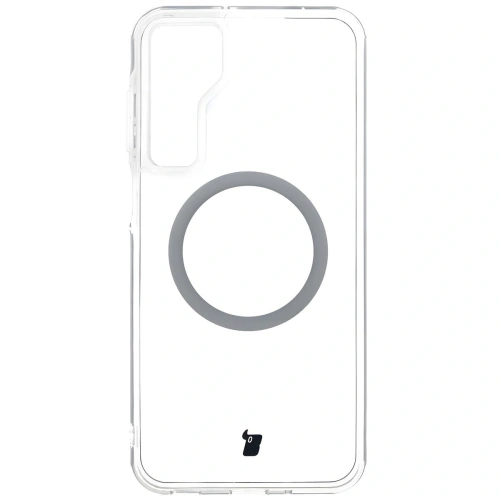 Etui z pierścieniem magnetycznym Bizon Case CrystalO do Samsung Galaxy A16 4G/5G przezroczyste