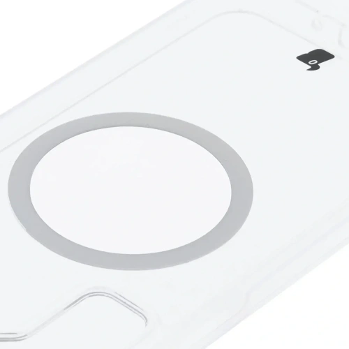 Etui z pierścieniem magnetycznym Bizon Case CrystalO do Samsung Galaxy A16 4G/5G przezroczyste