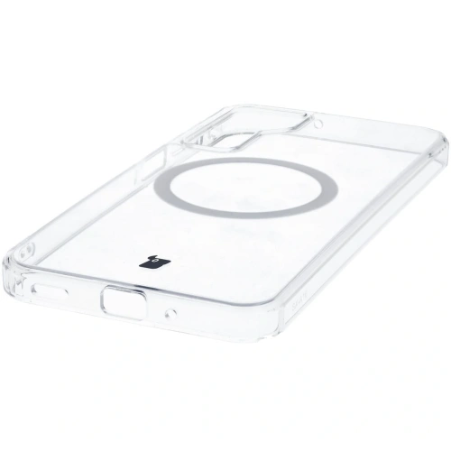 Etui z pierścieniem magnetycznym Bizon Case CrystalO do Samsung Galaxy A16 4G/5G przezroczyste