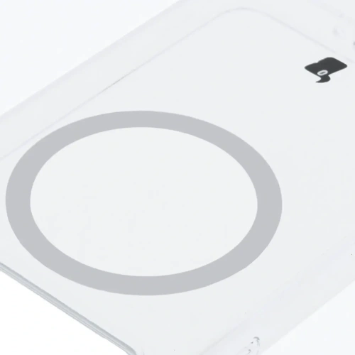 Etui z pierścieniem magnetycznym Bizon Case CrystalO do Xiaomi 14T Pro przezroczyste