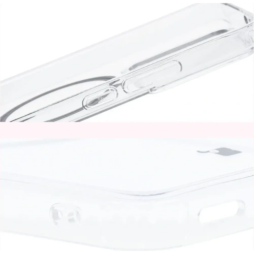 Etui z pierścieniem magnetycznym Bizon Case CrystalO do Xiaomi 14T przezroczyste