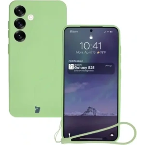 Hurtownia GSM - Culoare de silicon pentru bizon Magnetic Samsung Galaxy S25 / Galaxy S24 verde deschis - BIZ8288 - {ean13} - Hurt