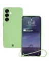 Bizon Case Silikon Magnetic Samsung Galaxy S25 / Galaxy S24 hellgrün