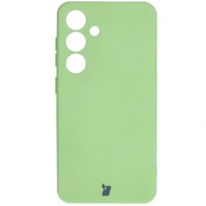 Hurtownia GSM - Culoare de silicon pentru bizon Magnetic Samsung Galaxy S25 / Galaxy S24 verde deschis - BIZ8288 - {ean13} - Hurt