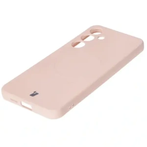 Hurtownia GSM - Bizon Case Szilikon Magnetic Samsung Galaxy S25+ Plus / S24+ Plus világos rózsaszín - BIZ8291 - {ean13} - Hurt