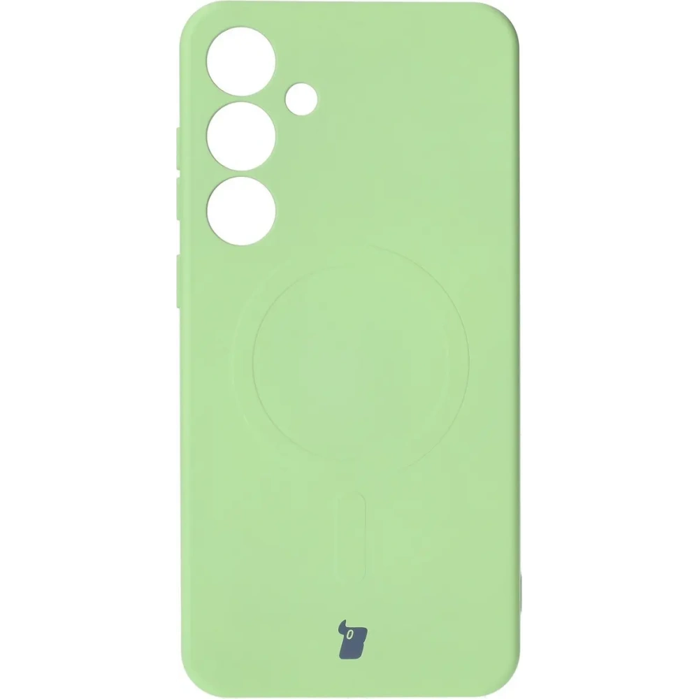 Hurtownia GSM - Bizon Case Silicone Magnetic Samsung Galaxy S25+ Plus / S24+ Plus verde deschis - BIZ8292 - {ean13} - Hurt