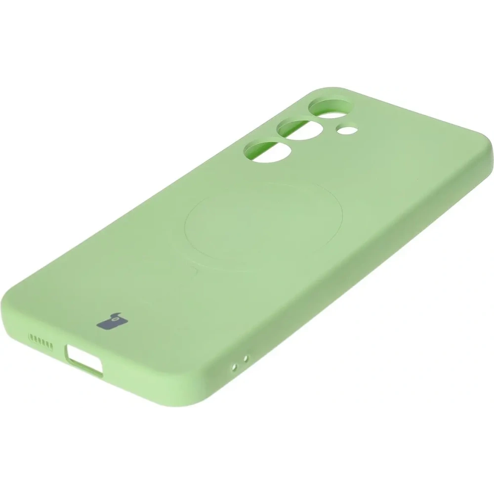 Hurtownia GSM - Bizon Case Silicone Magnetic Samsung Galaxy S25+ Plus / S24+ Plus verde deschis - BIZ8292 - {ean13} - Hurt