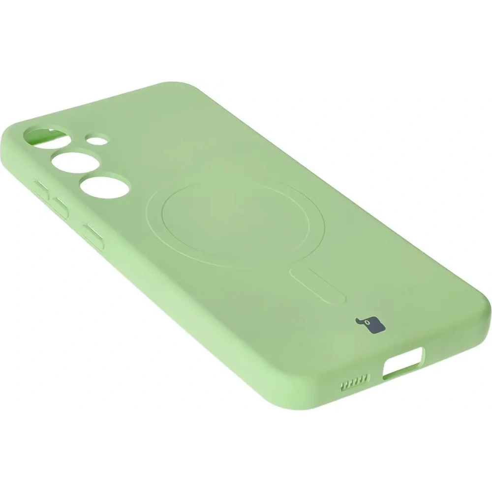 Hurtownia GSM - Bizon Case Silicone Magnetic Samsung Galaxy S25+ Plus / S24+ Plus verde deschis - BIZ8292 - {ean13} - Hurt