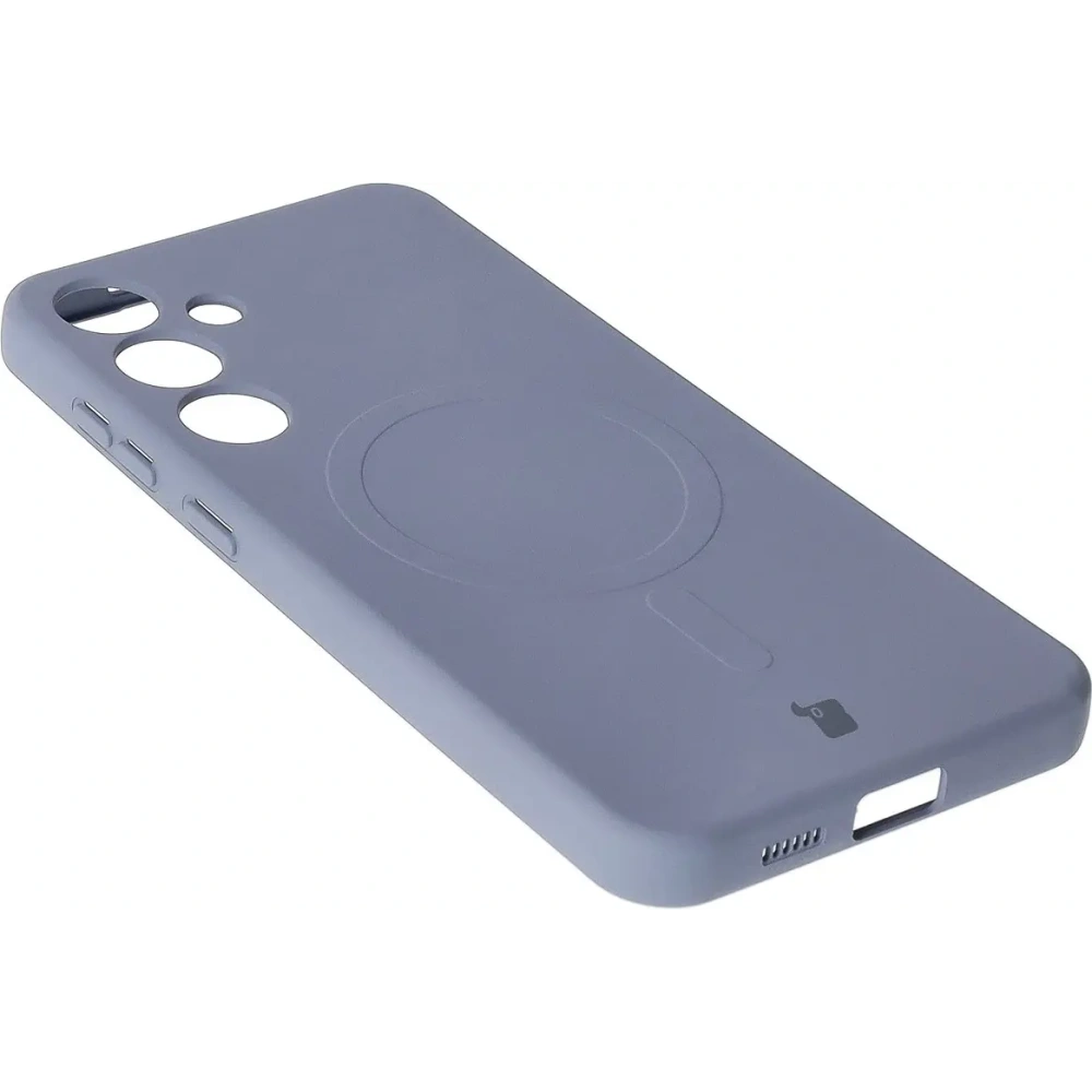 Wholesale Bizon Case Silicone Magnetic Samsung Galaxy S25+ Plus / S24+ Plus grey - BIZ8293 - {ean13} - Hurt