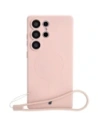 Hurtownia GSM - Bizon Caz Silicon Magnetic Samsung Galaxy S25 Ultra roz deschis - BIZ8294 - {ean13} - Hurt