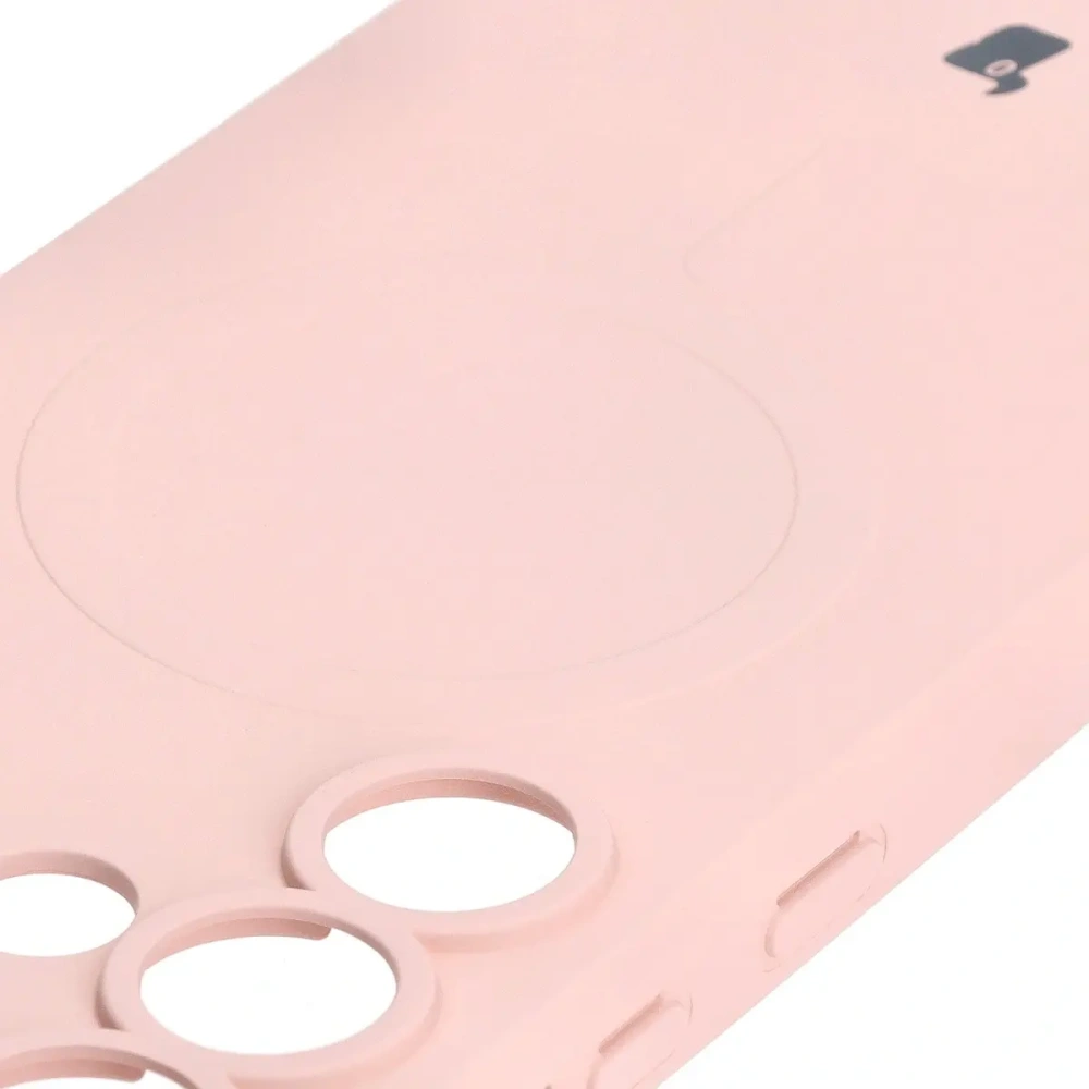 Hurtownia GSM - Bizon Caz Silicon Magnetic Samsung Galaxy S25 Ultra roz deschis - BIZ8294 - {ean13} - Hurt