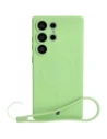 Wholesale Bizon Case Silicone Magnetic Samsung Galaxy S25 Ultra light green - BIZ8295 - {ean13} - Hurt