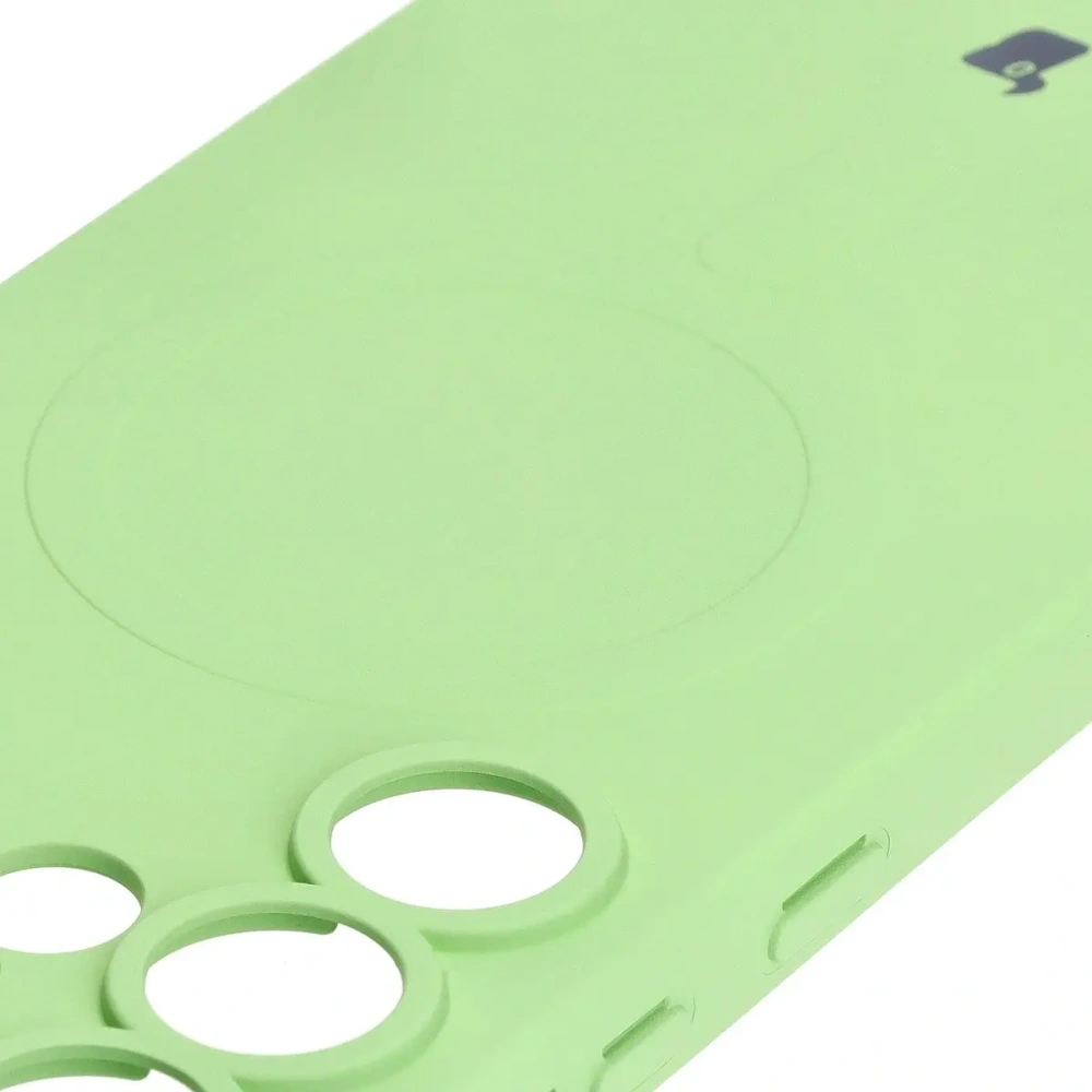 Wholesale Bizon Case Silicone Magnetic Samsung Galaxy S25 Ultra light green - BIZ8295 - {ean13} - Hurt
