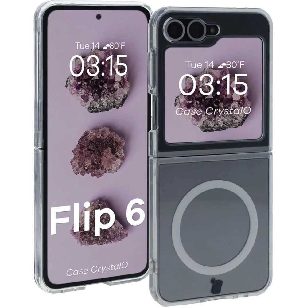Hurtownia GSM - Bizon Case CrystalO Magnetic Samsung Galaxy Z Flip6 klar - BIZ8296 - {ean13} - Hurt