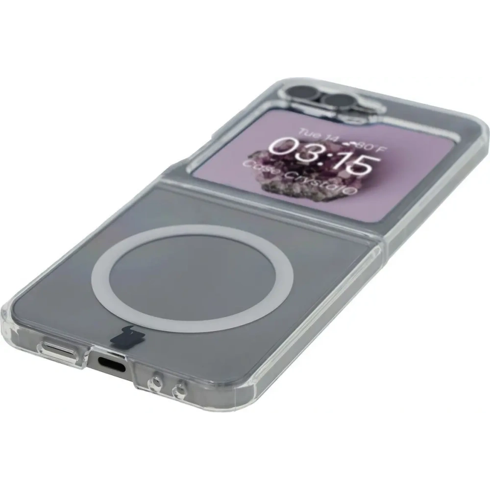 Hurtownia GSM - Bizon Case CrystalO Magnetic Samsung Galaxy Z Flip6 átlátszó - BIZ8296 - {ean13} - Hurt